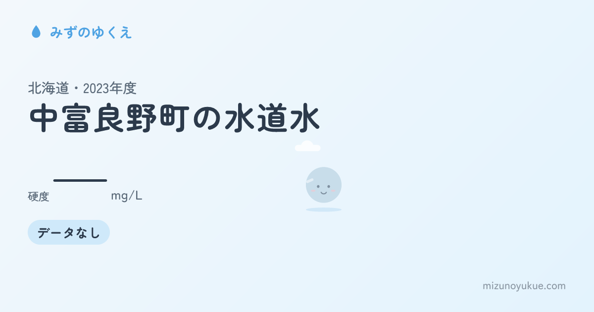 北海道中富良野町の水道水カード